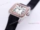 Iced Out Cartier Santos Automatic Watch Replica Two Tone Rose Gold (3)_th.jpg